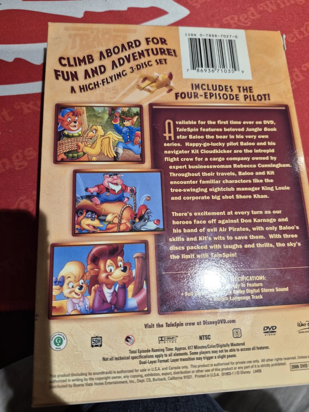 Disney's TaleSpin Volume 1 3-Disc Set - photo 2