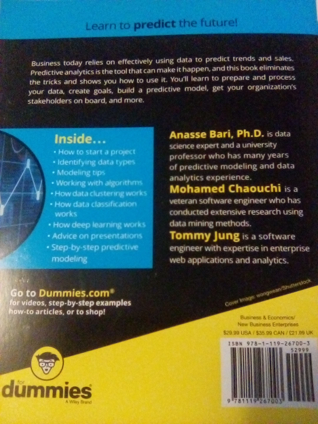Predictive Analytics For Dummies 2nd Edition Book - photo 2