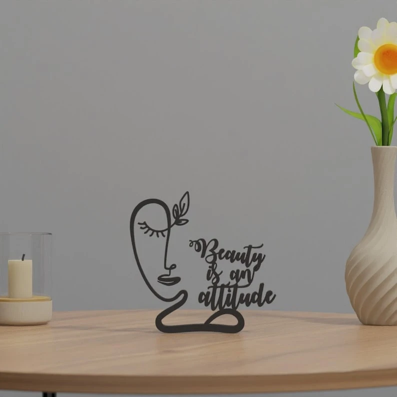 Line Art Face Decor - photo 2
