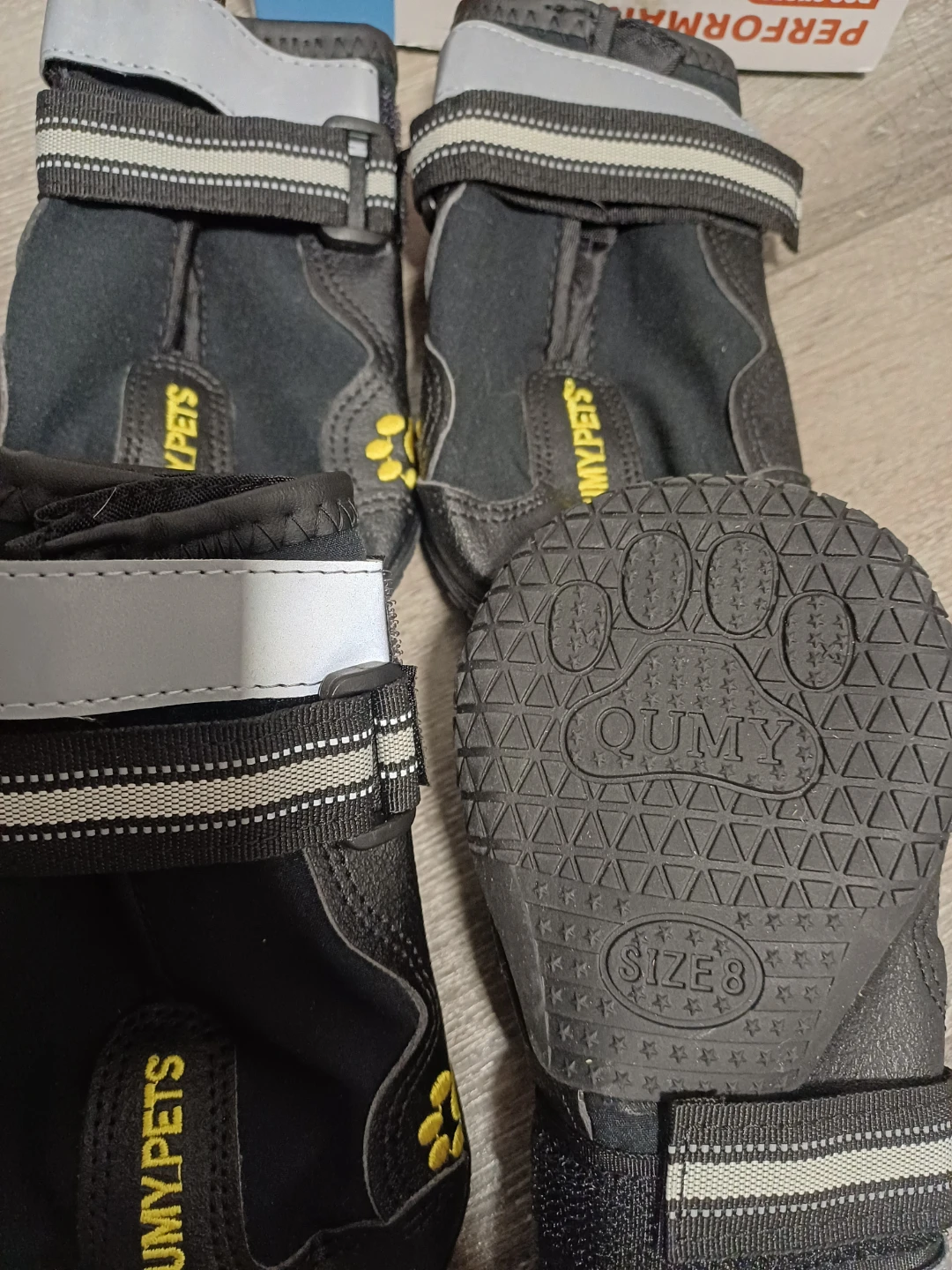 QUMY PETS Dog Boots - Size 8