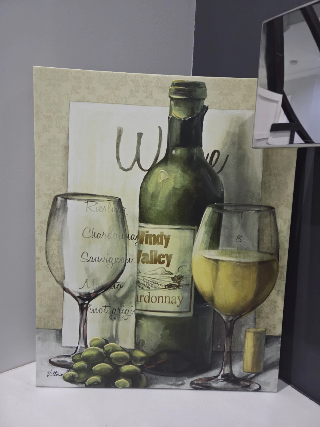 Wine Rack and wine painting - photo 2