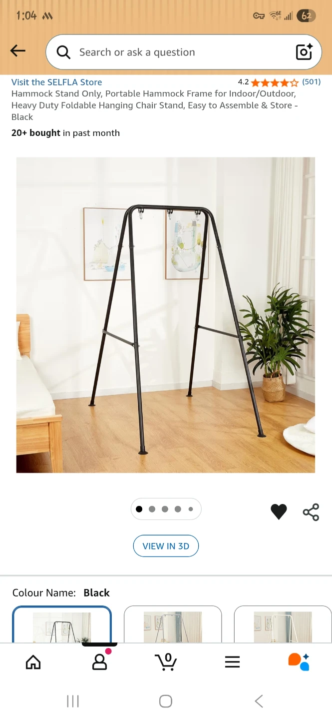 Hammock Stand + Baby Swing – Heavy Duty Indoor/Outdoor Frame - photo 3