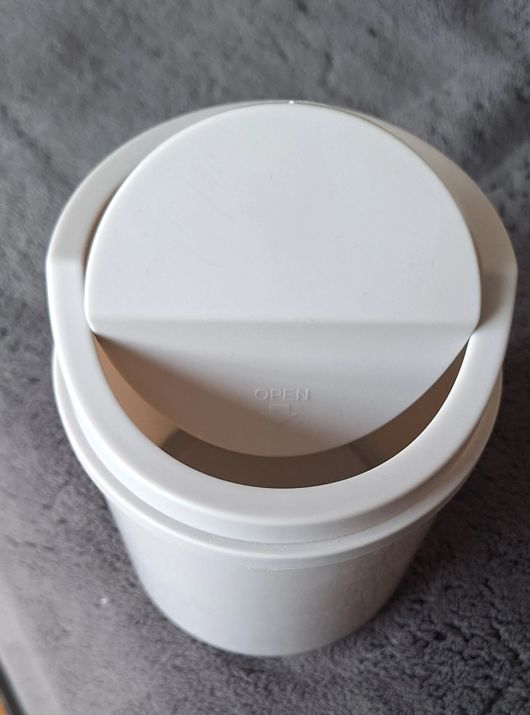 White Mini Desk Bin🏆 - photo 2