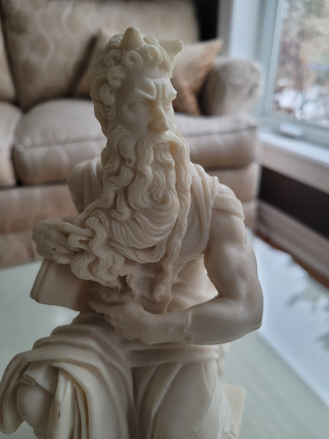 Vintage Statue of Moses - photo 4