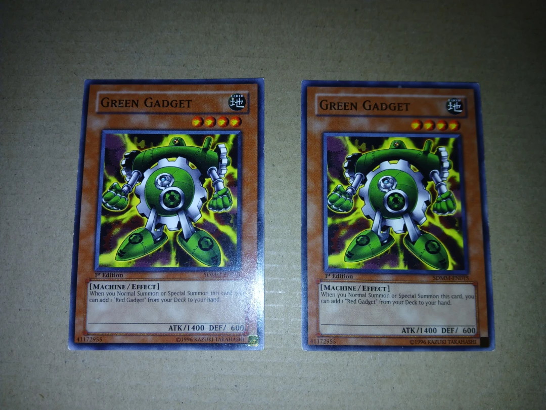 2x Green Gadget Yu-Gi-Oh! Trading Card