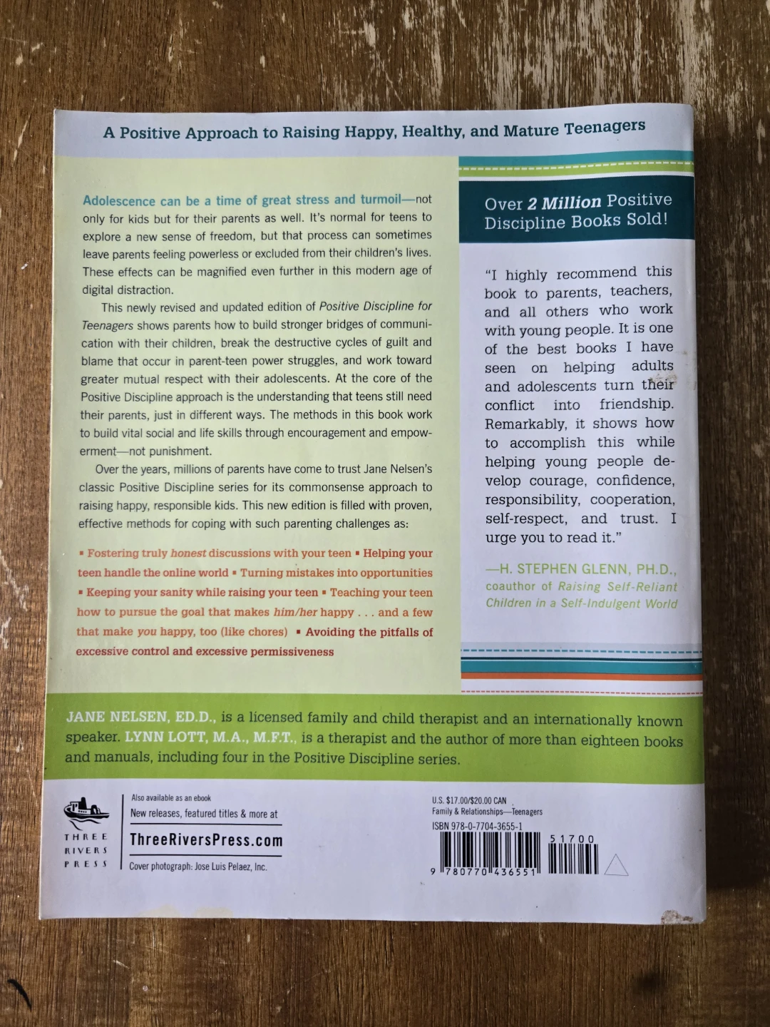 Positive Discipline for Teenagers (paperback) - photo 2