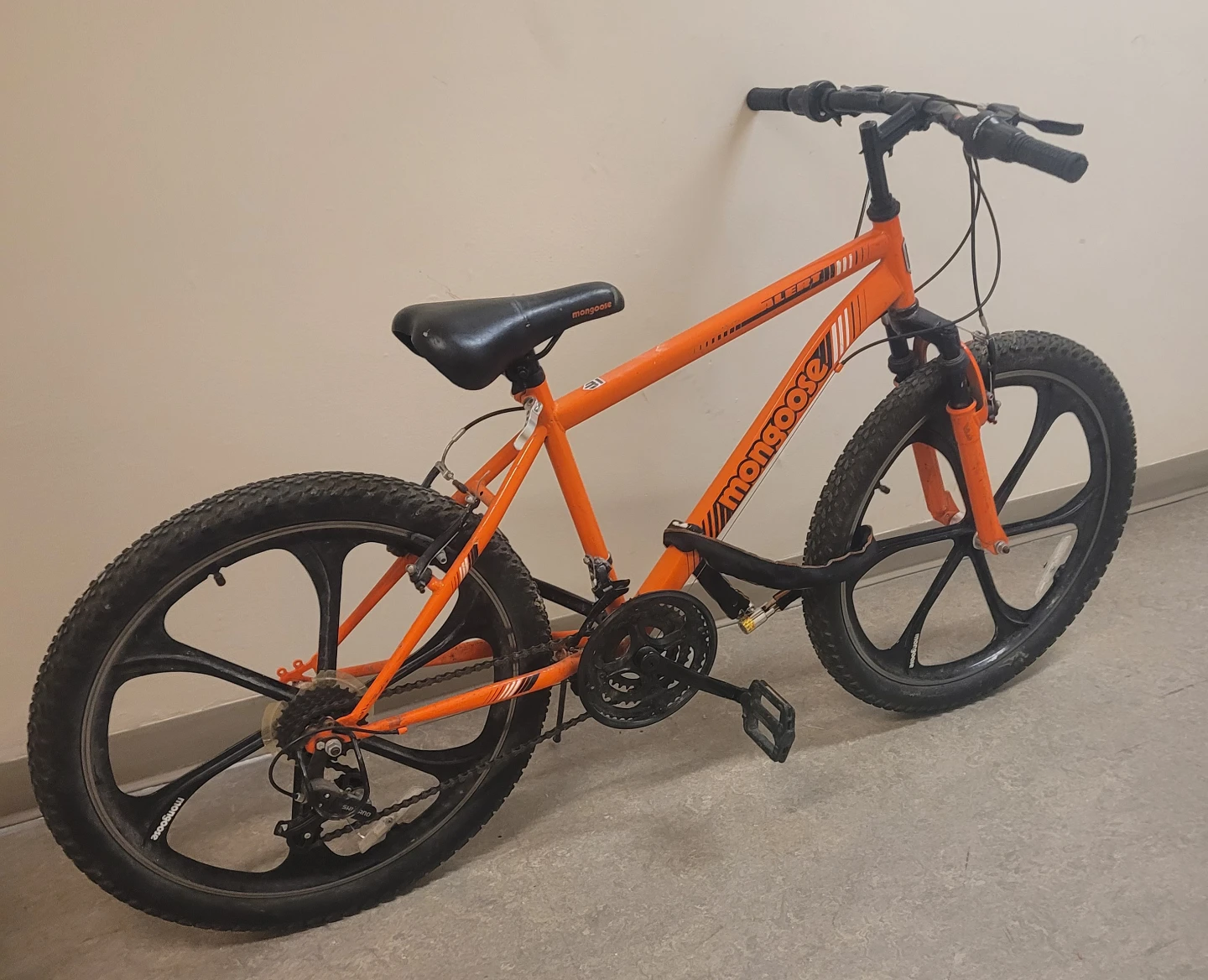 Orange Mongoose Mountain Bike