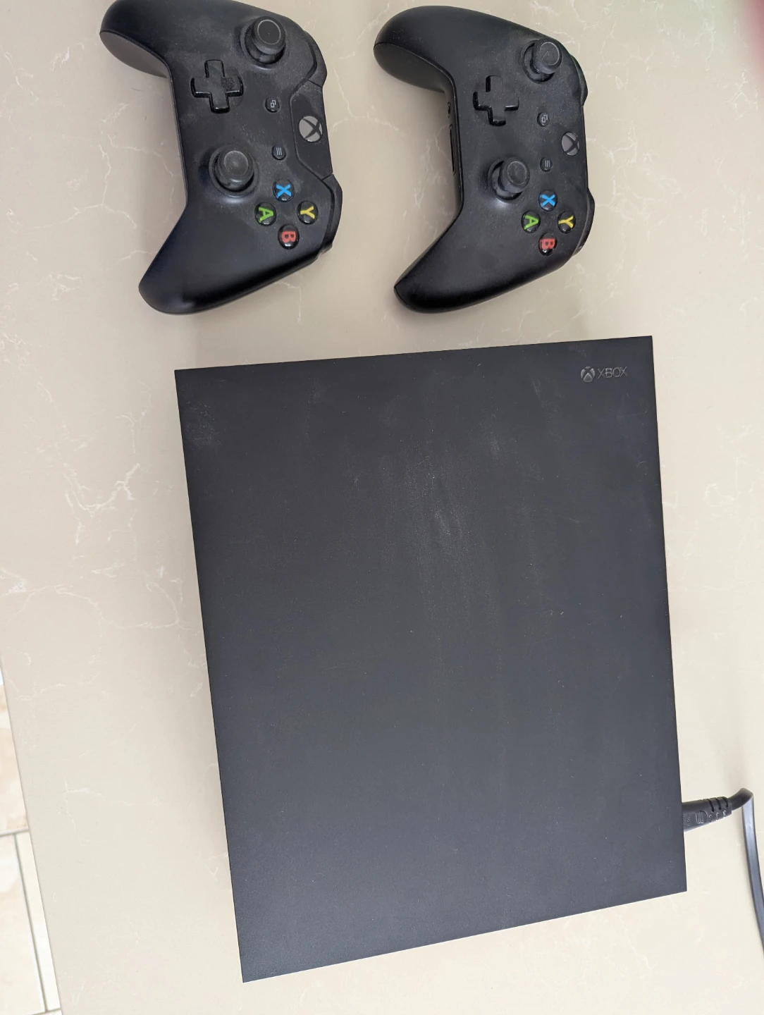 Xbox one X 2 TB model and 24 games