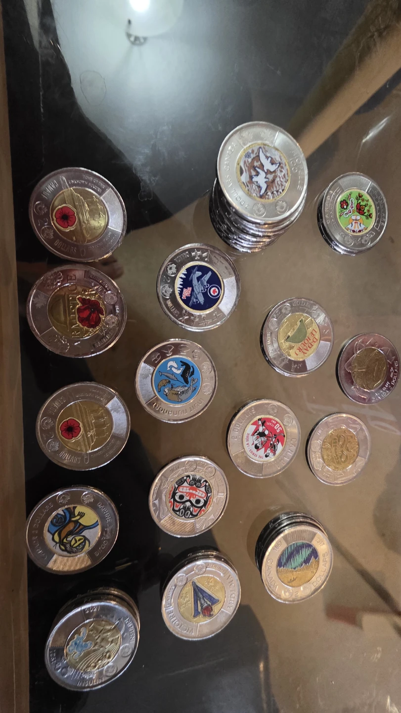 Collection of Canadian Commemorative Dollars