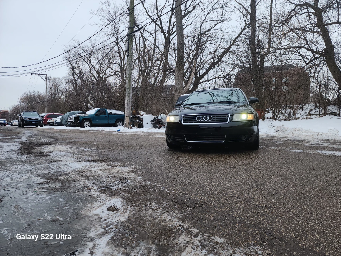 Black Audi A4 Convertible