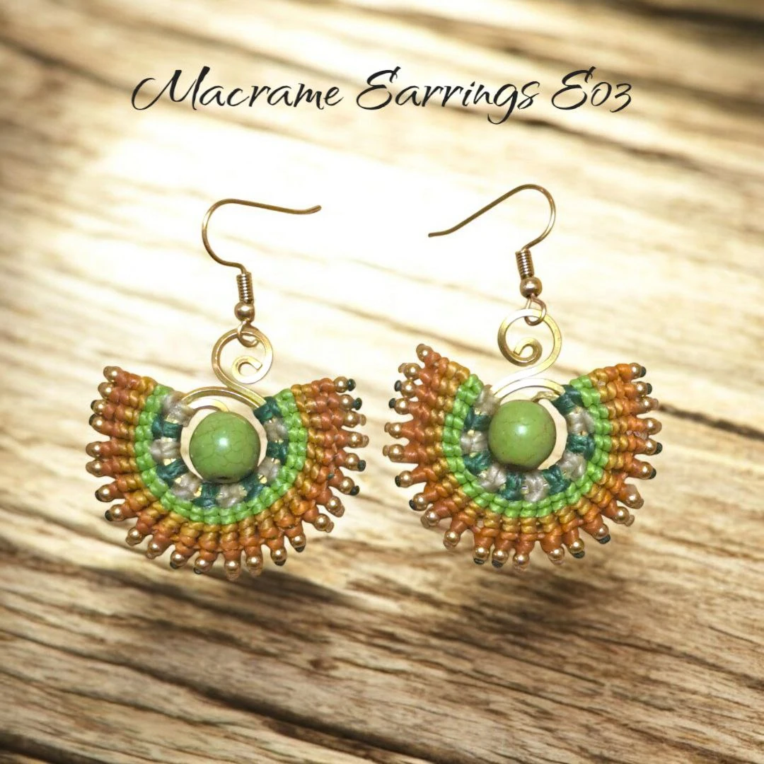 Macrame Earrings E03🏆