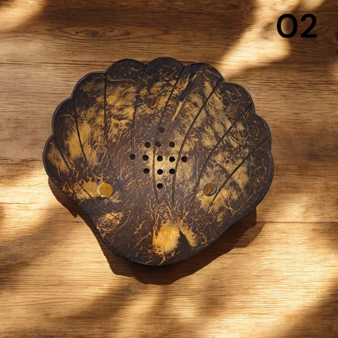 Coconut Shell Soap Dish Holder 02 🏆