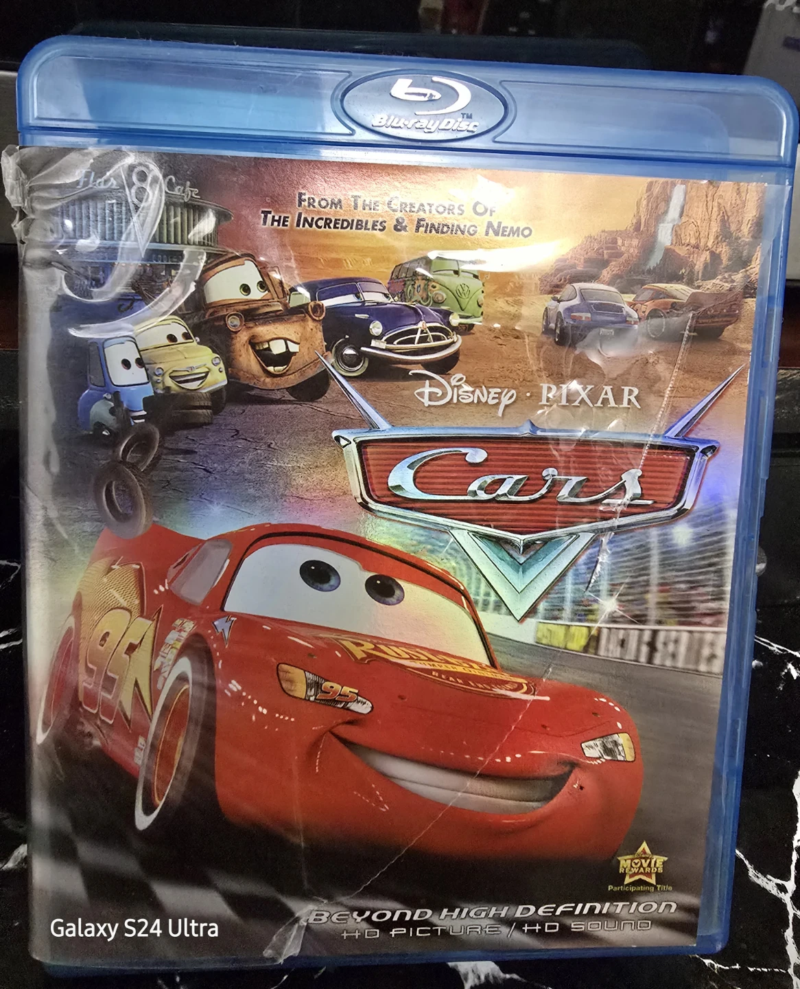 🏆 Disney Pixar Cars Blu-ray Disc/DVD, 2011 Collectible - photo 4