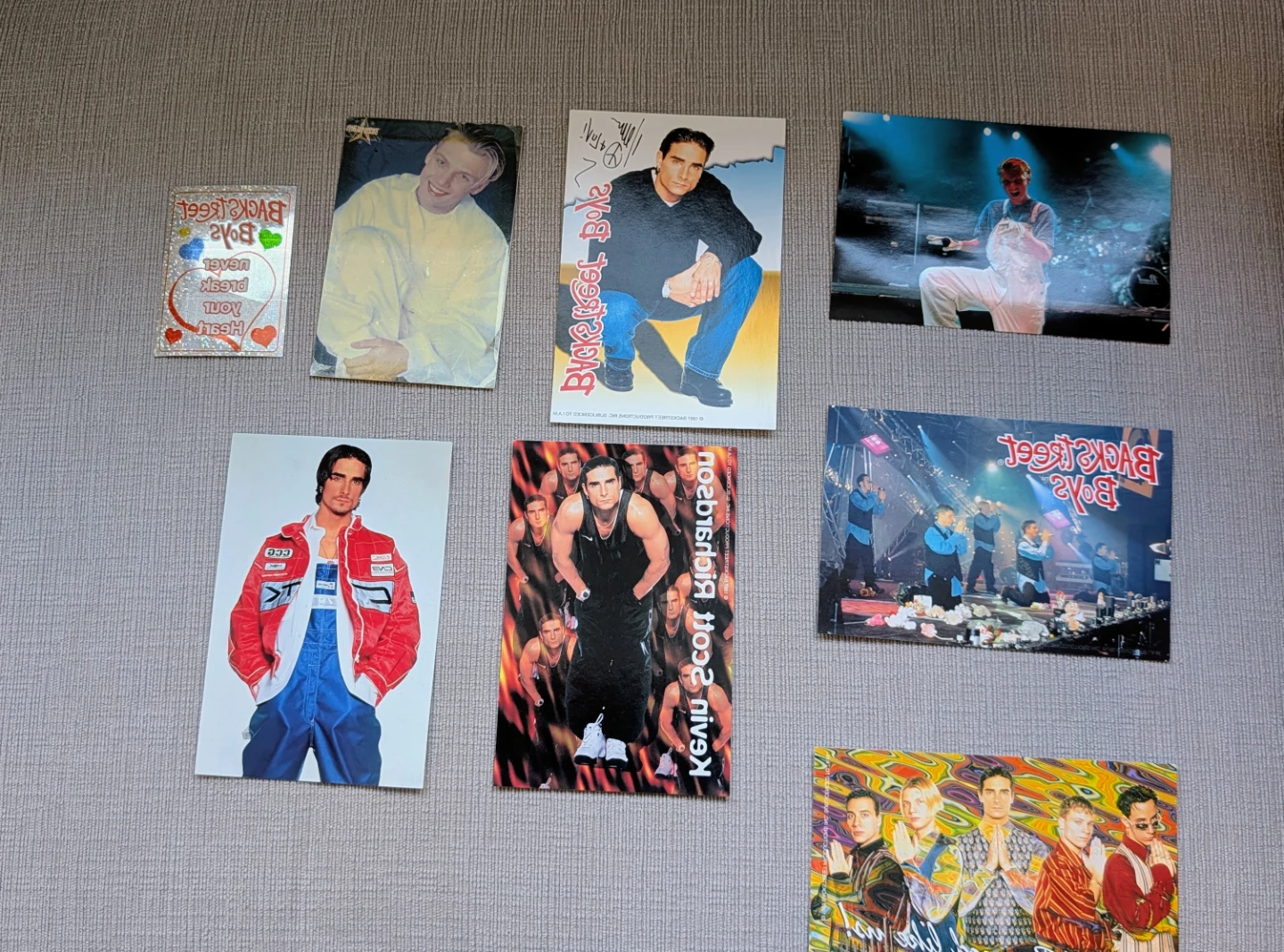 Backstreet Boys Photo Lot and Sticker