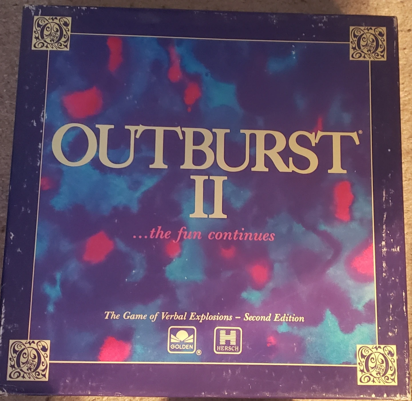 Outburst II Vintage Board Game