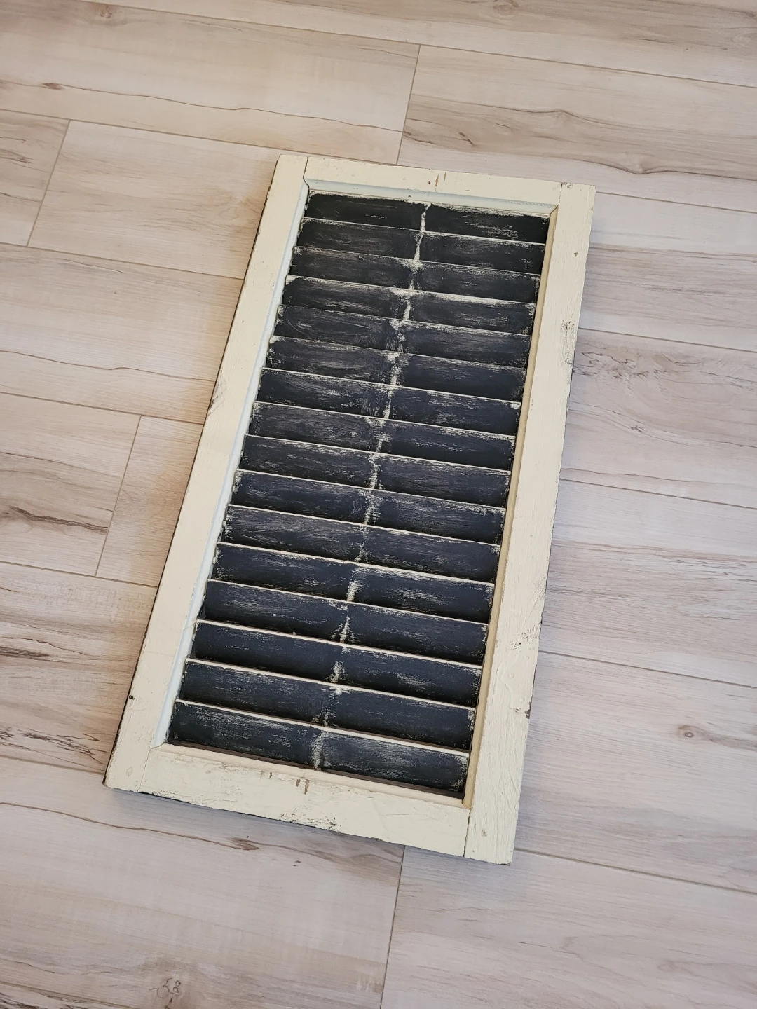 One Decorative Wooden Shutter 27 & 1/2" H - photo 2