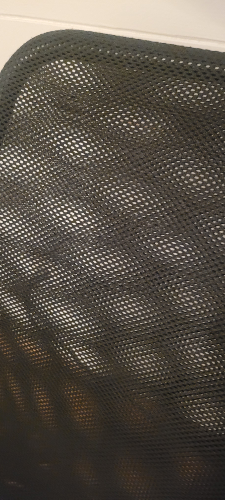 Black Mesh Accent Chair