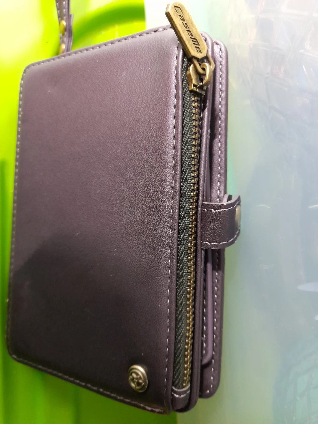 Bifold Wallet with Zipper - photo 2
