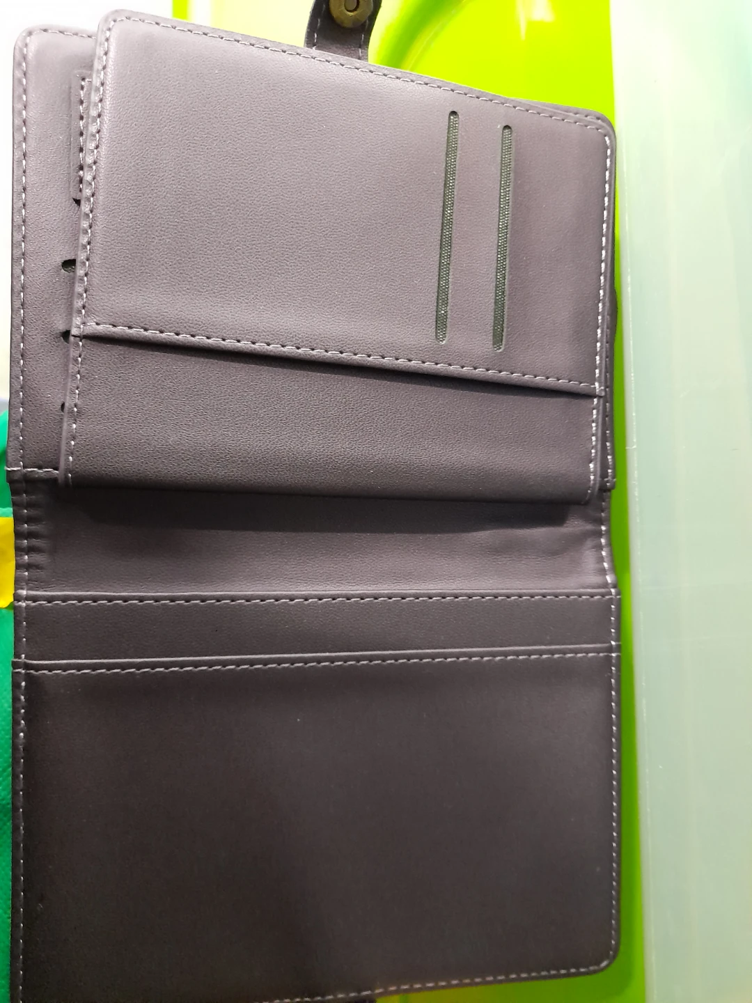Bifold Wallet with Zipper - photo 3