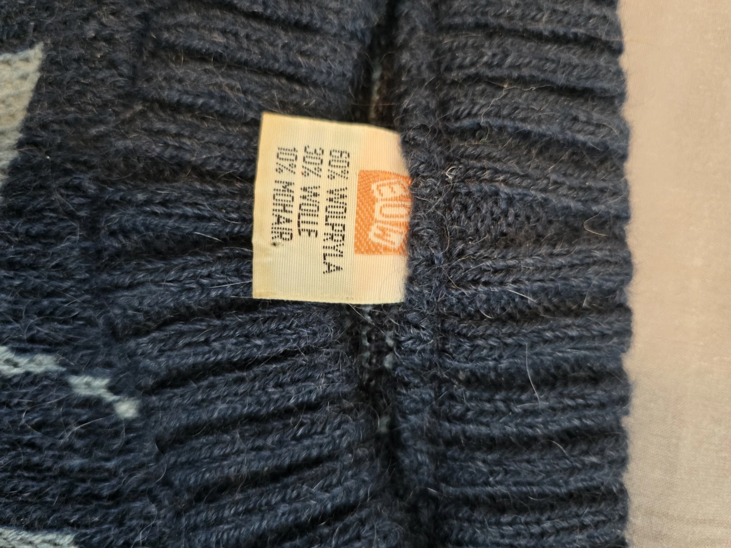 Vintage Knit Sweater - Wool Blend size M- L - photo 4