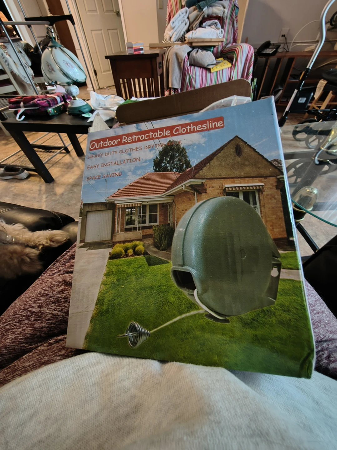 🏆  Outdoor Retractable Clothesline