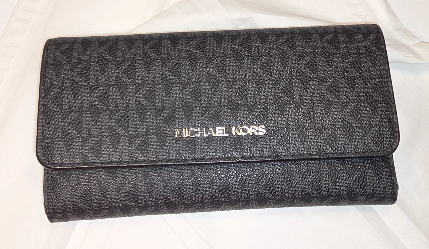 Michael Kors Black Monogram Wallet