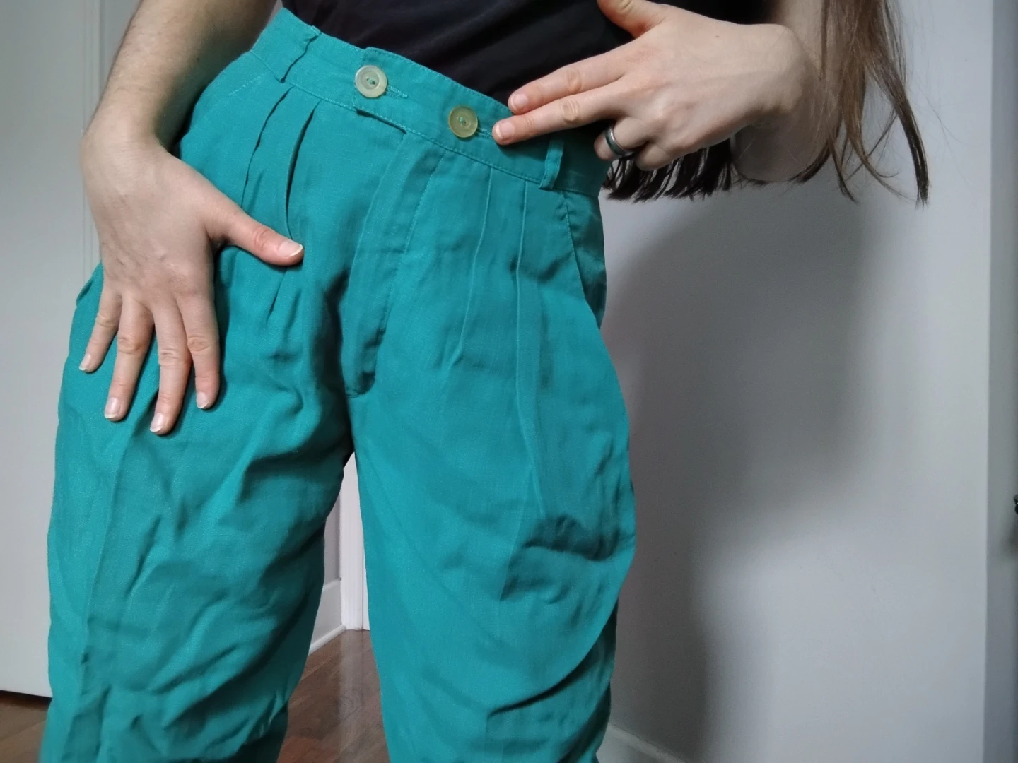 Blue Slacks - TEEN FLO PARIS - Size 07 (French) - photo 2