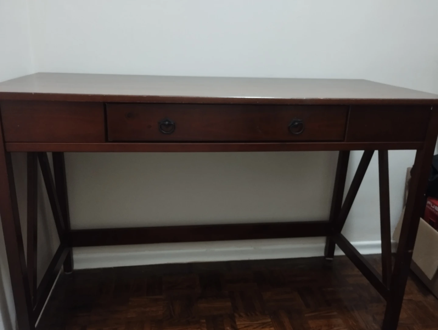 Wooden Desk with Drawers