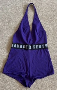 Savage X Fenty Purple Halter Romper