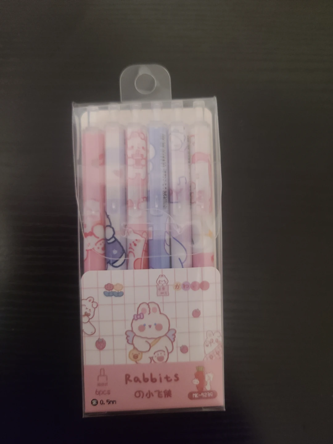 🏆 KOKA Rabbits Gel Pens (6 pcs)