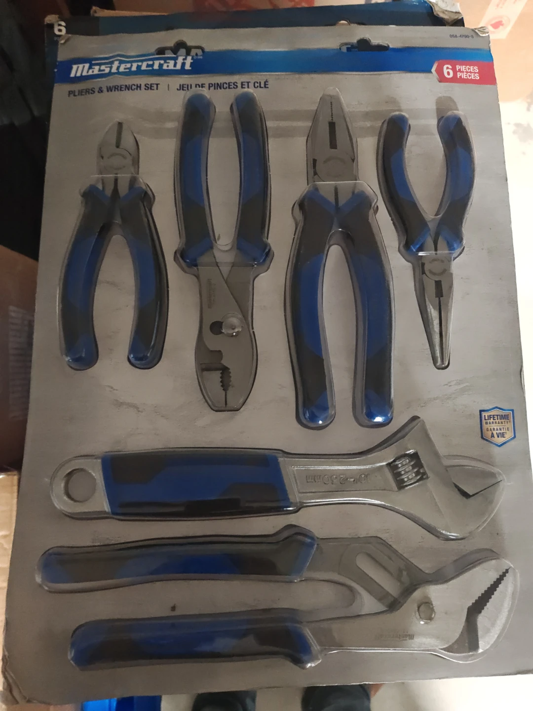 Mastercraft 6-Piece Pliers and Wrench Set