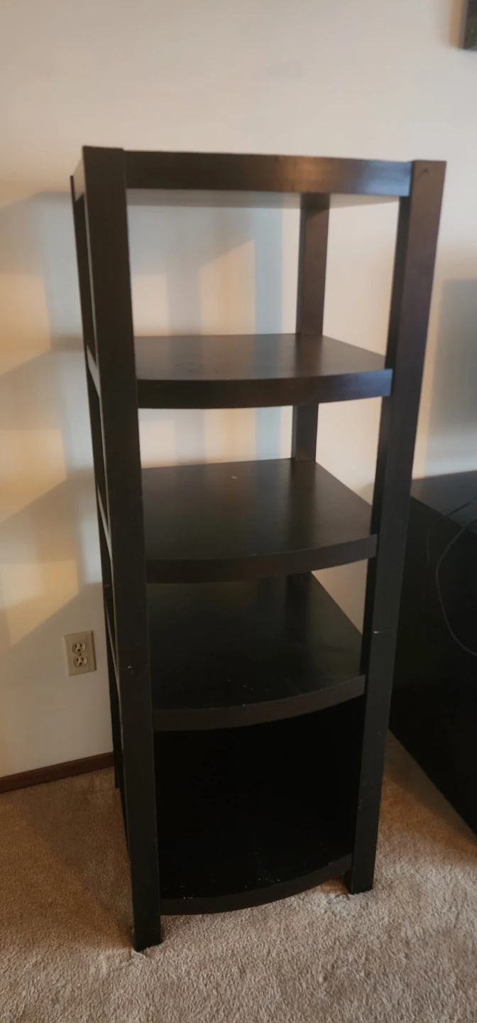 Dark Wood 55" Side Shelves (x2) - photo 2