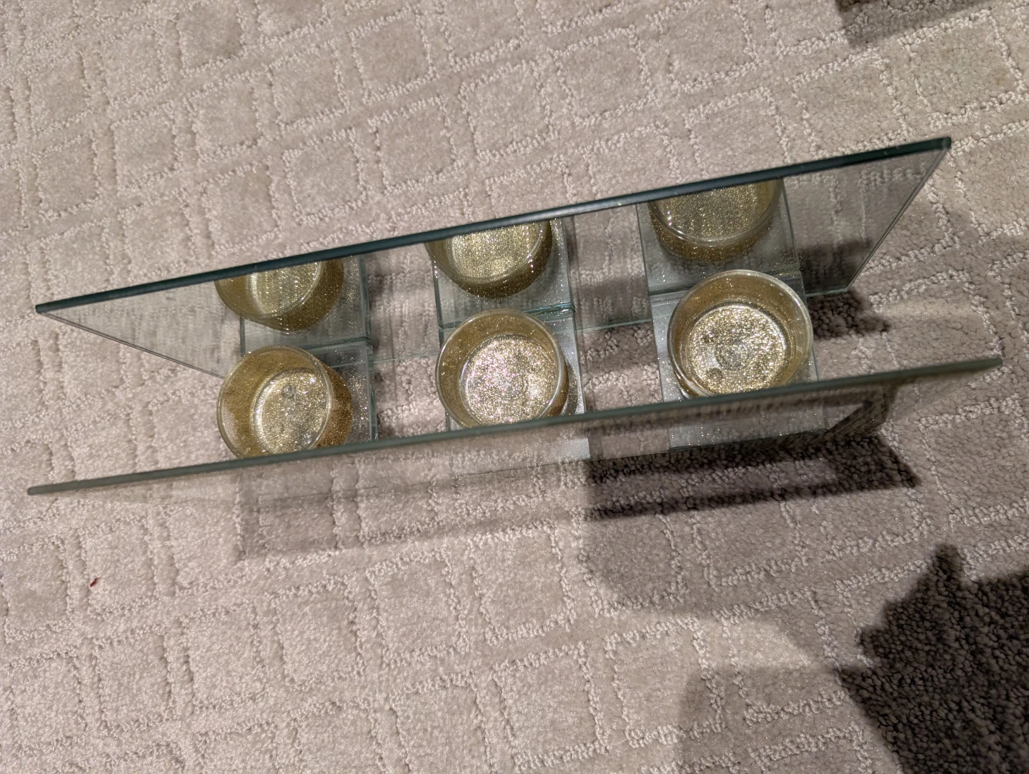 Set of 2 Mirrored Candle Holders - photo 4