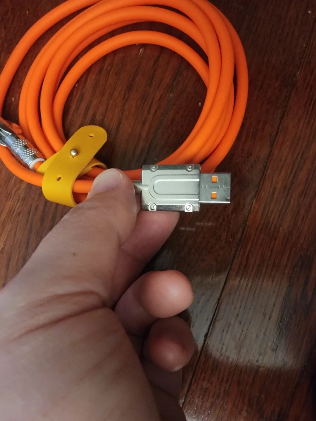 Orange USB-C Charging Cable - photo 2