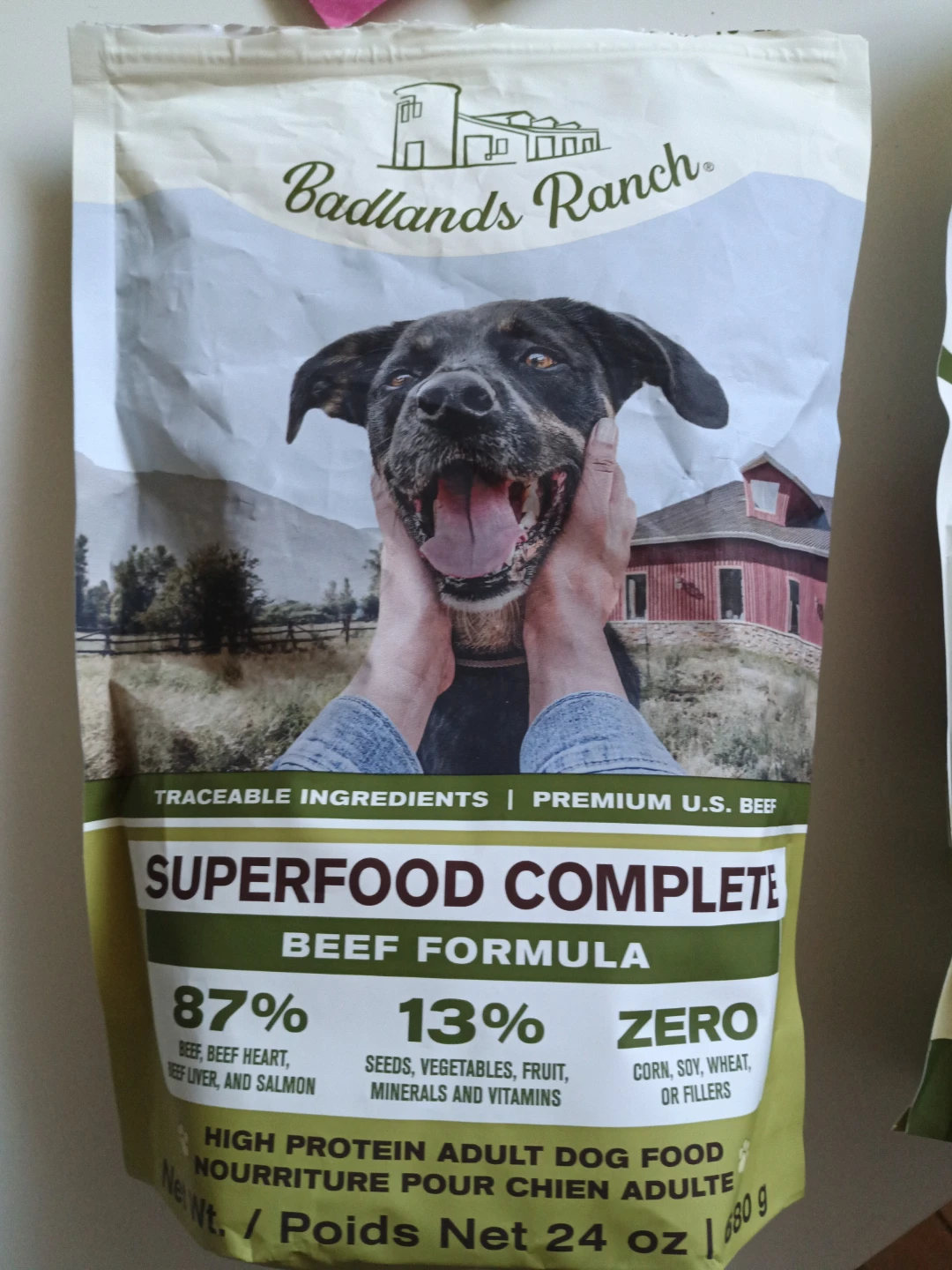 Badlands Ranch Superfood Complete Beef Formula Dog Food