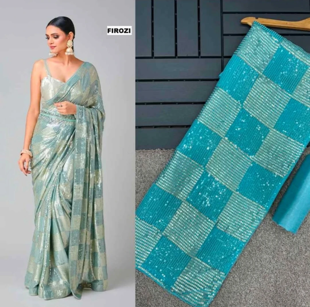 Sequence Saree - photo 2