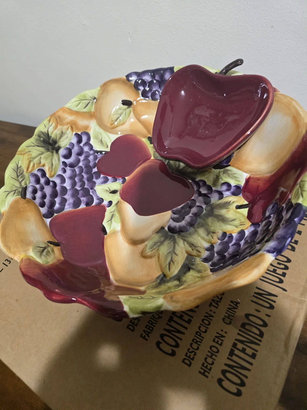 Ceramic Fruit Bowl Dish Set 2 - photo 3