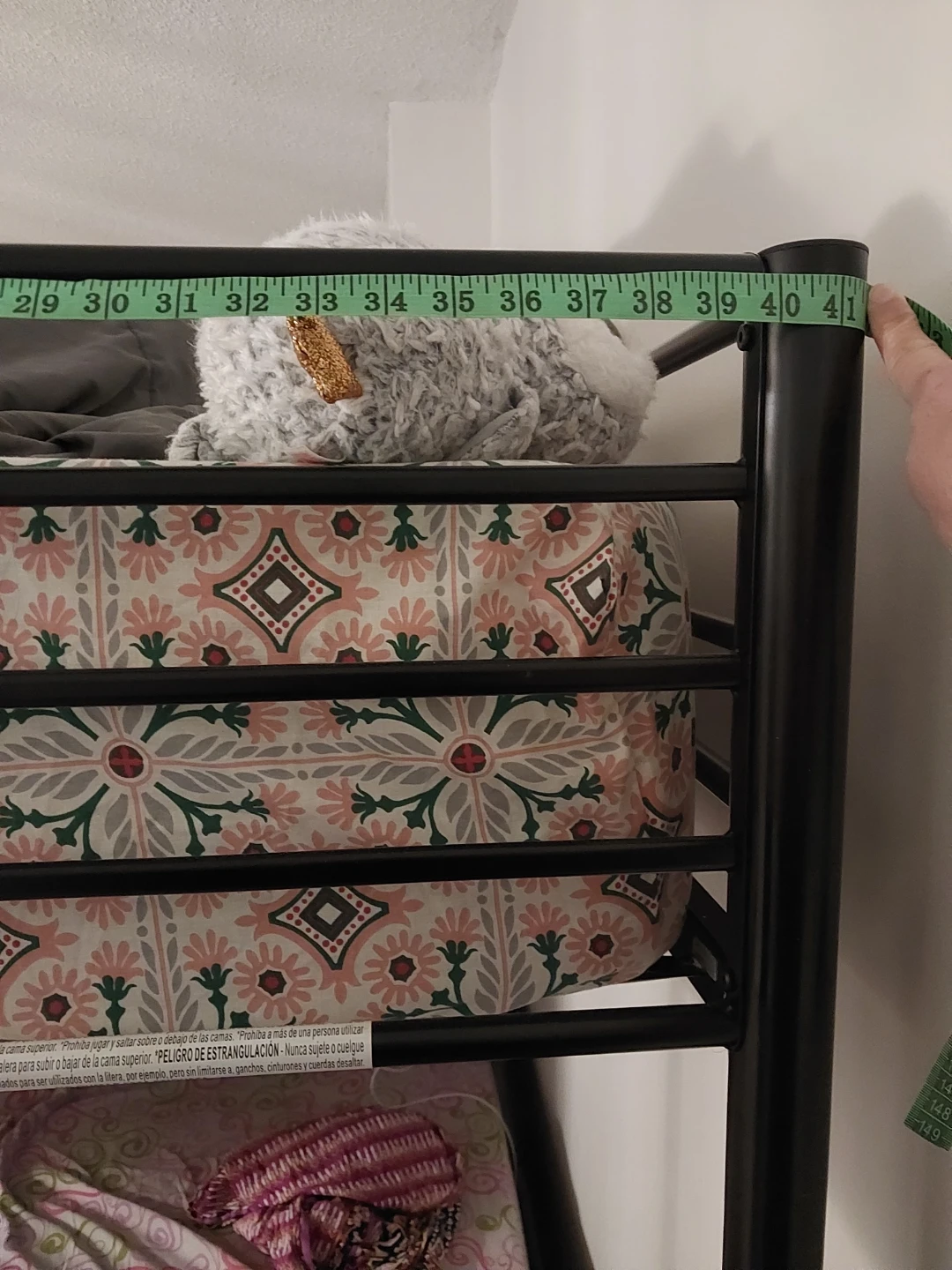 Black Metal Twin Bunk Bed - photo 5