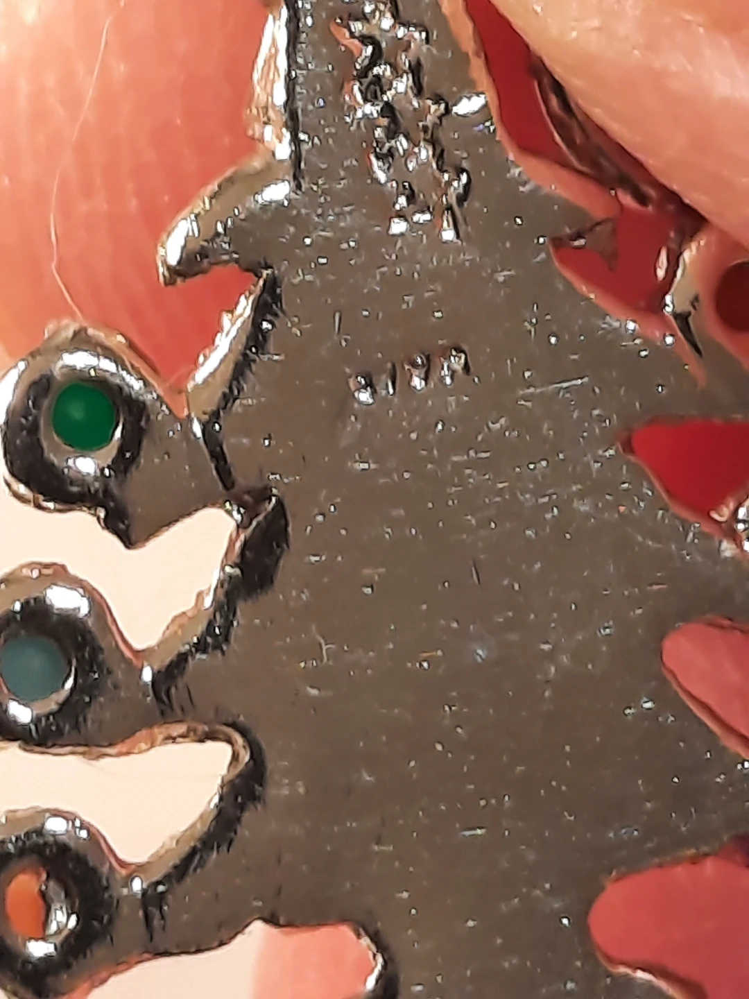 Sterling Silver Charm Bracelet with Christmas Tree & Rings - photo 5