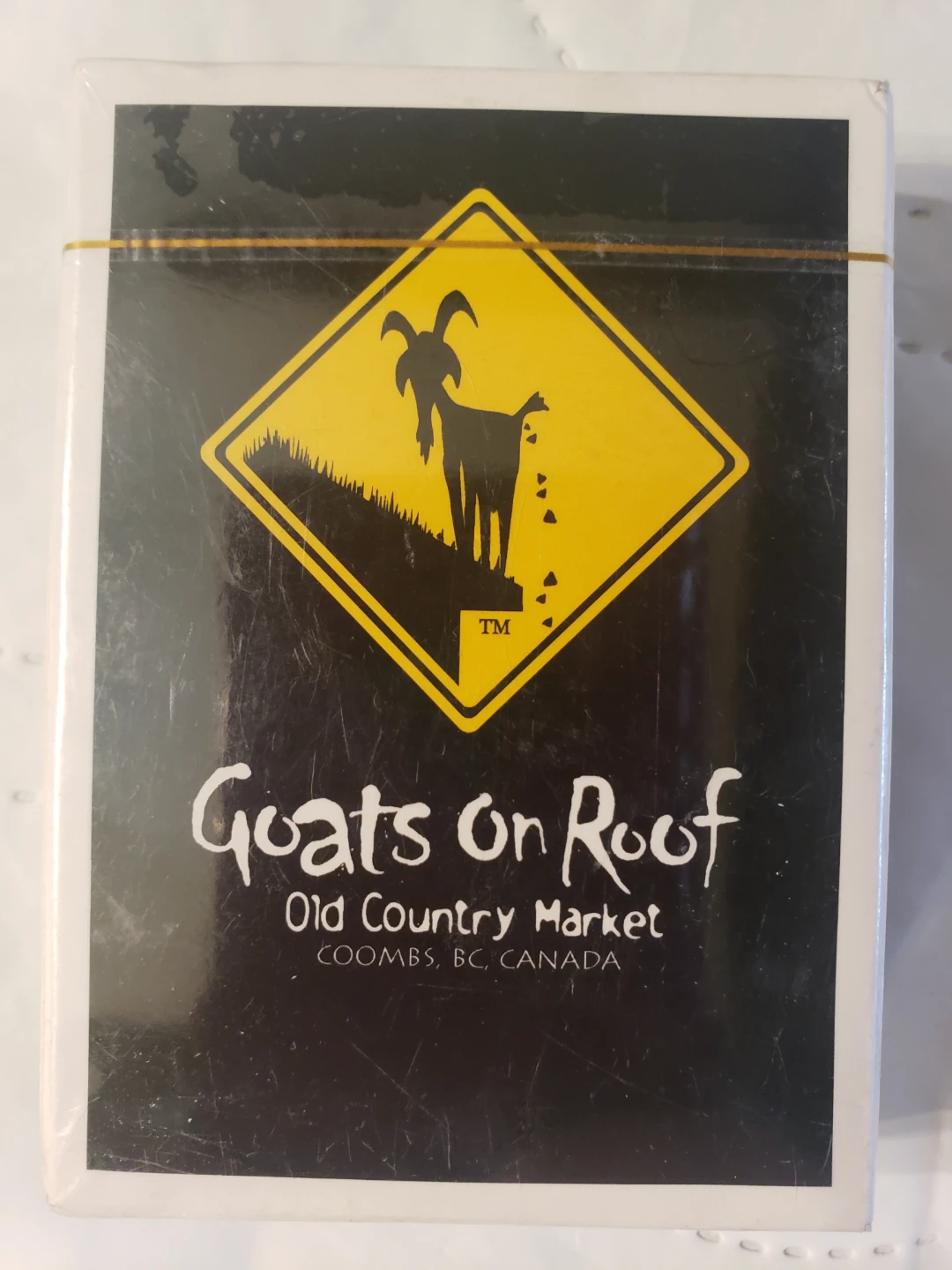 Goats On Roof Playing Cards