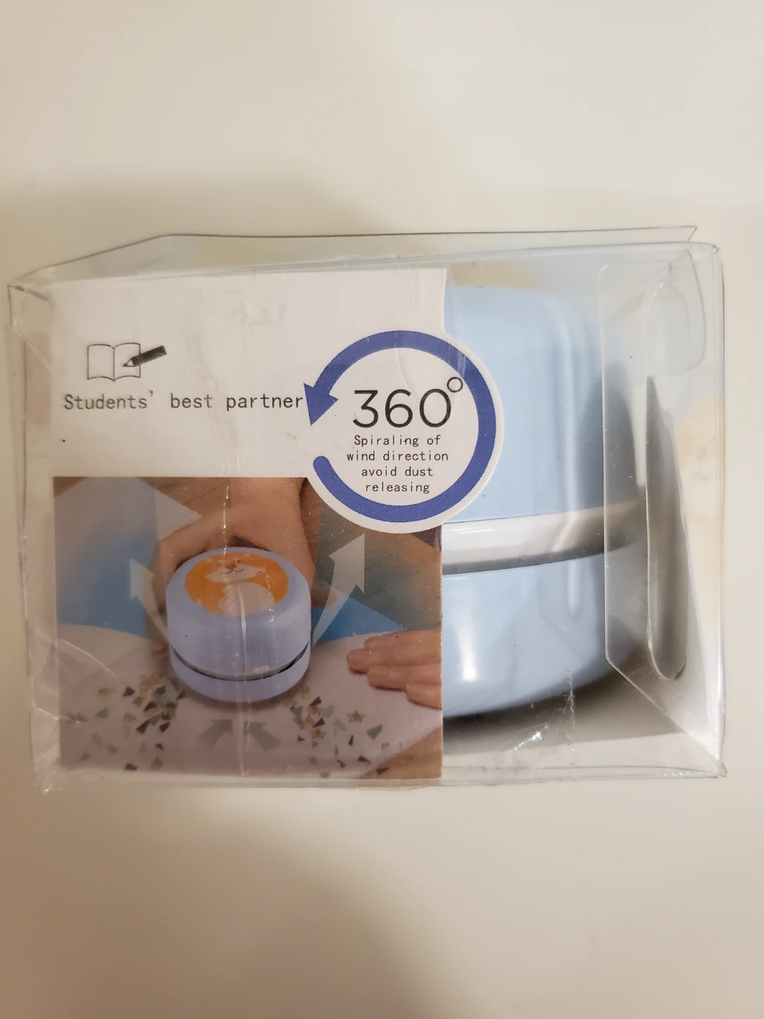 Deli Mini Desk Cleaner - Blue with Shiba Inu Design...New - photo 5