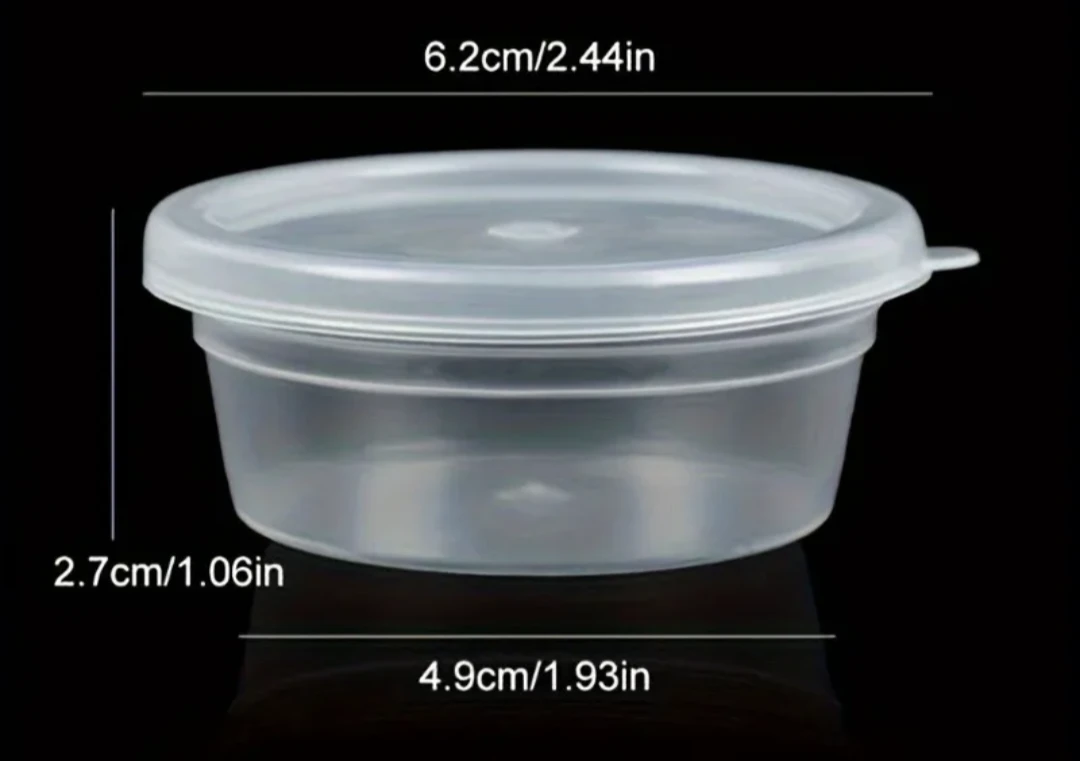 36-Pack Clear Plastic Containers with Lids - photo 2