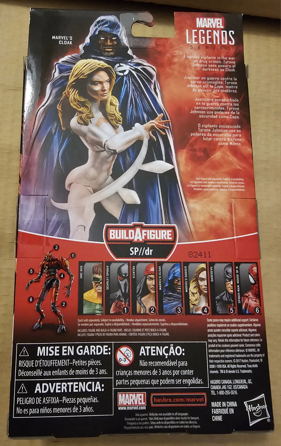 Marvel Legends Cloak and Dagger Action Figure- Cloak - photo 2