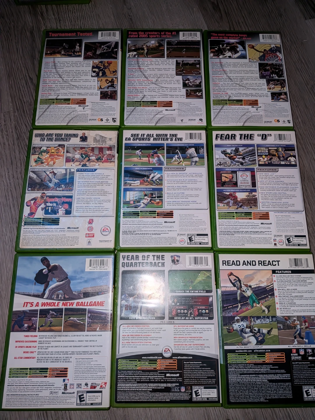 Xbox Sports Video Game Lot - Madden, MVP, ESPN 2K Series - photo 2