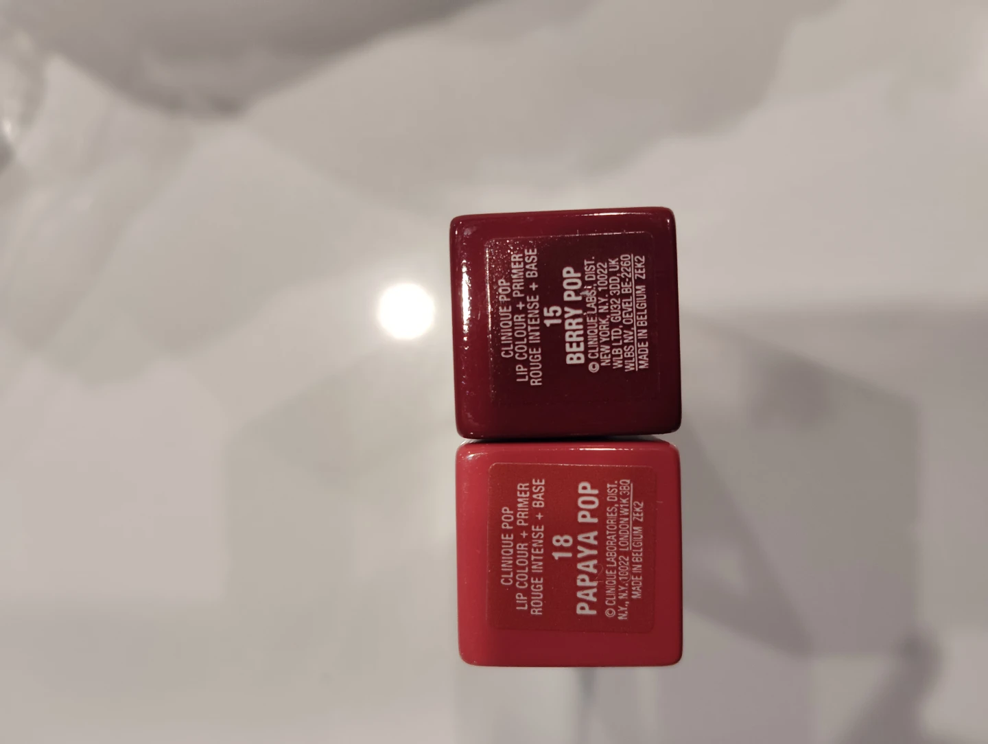 Clinique Pop Lip Colour + Primer - Berry Pop & Papaya Pop 0.13oz - photo 2