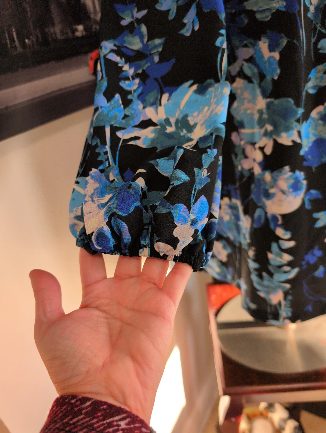 Floral Print dress with Square Neckline - photo 3