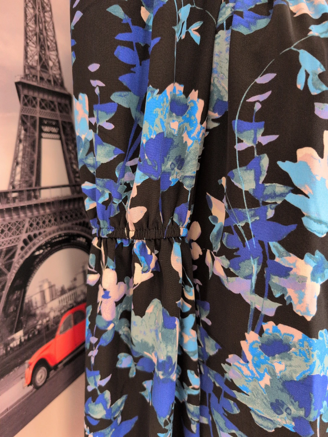 Floral Print dress with Square Neckline - photo 4