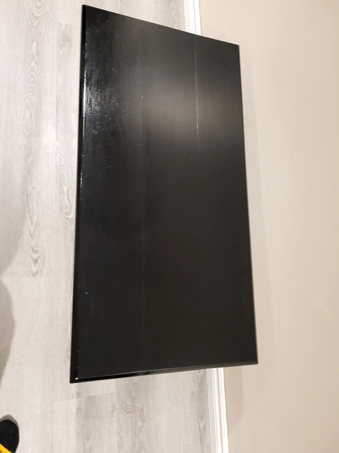 Mid Century Modern Top Coffee Table with a Tuxedo Twist - photo 3