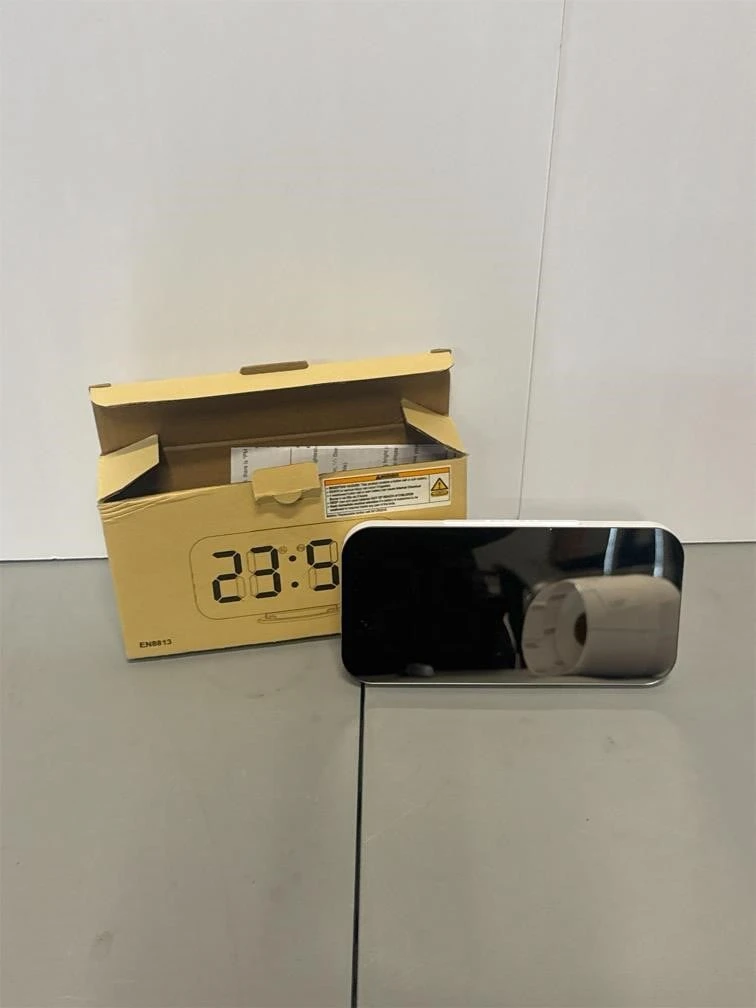 Digital Mirror Alarm Clock with USB Charging - photo 5