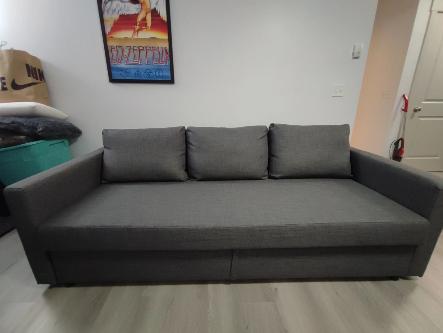 IKEA FRIHETEN Sofa Bed - Dark Gray